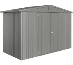 biohort Gartenhäuser & Gerätehäuser - Gerätehaus Europa 4 A, ca. B316/H209/T156 cm Quarzgrau