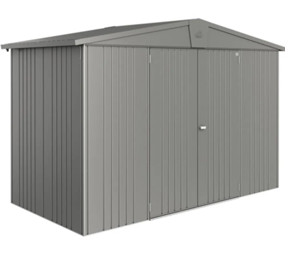 biohort Gartenhäuser & Gerätehäuser - Gerätehaus Europa 4 A, ca. B316/H209/T156 cm Quarzgrau