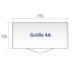 biohort Gartenhäuser & Gerätehäuser - Gerätehaus Europa 4 A, ca. B316/H209/T156 cm Quarzgrau