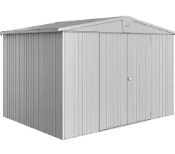 biohort Gartenhäuser & Gerätehäuser - Gerätehaus Europa 5, ca. B316/H209/T228 cm Silber