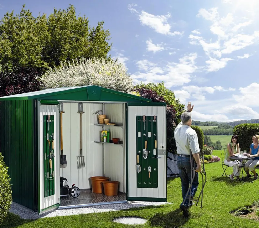 biohort Gartenhäuser & Gerätehäuser > Gerätehaus Europa 1, ca. B172 /H196/T84 cm
