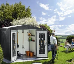 biohort Gartenhäuser & Gerätehäuser > Gerätehaus Europa 7, ca. B336/H209/T320 cm