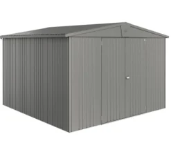 biohort Gartenhäuser & Gerätehäuser - Gerätehaus Europa 7, ca. B336/H209/T320 cm Quarzgrau