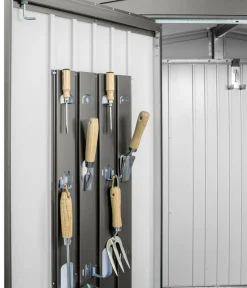biohort Gartenhäuser & Gerätehäuser - Gerätehaus Europa 7, ca. B336/H209/T320 cm Quarzgrau