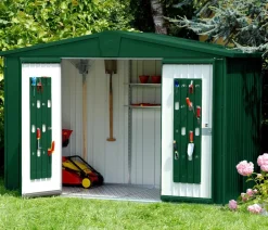 biohort Gerätehaus Europa 6, ca. B244/H203/T300 cm Dunkelgrün Best