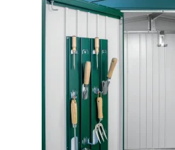 biohort Gerätehaus Europa 6, ca. B244/H203/T300 cm Dunkelgrün Best