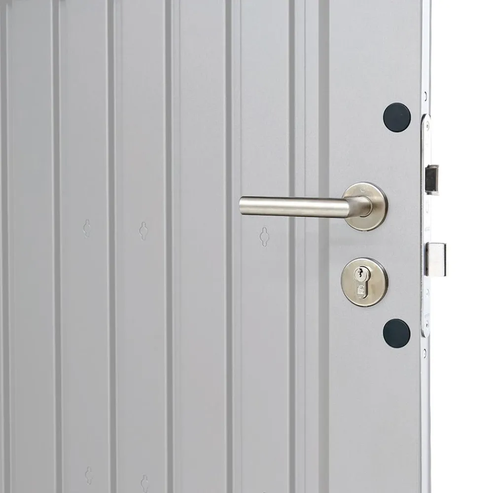 biohort Gerätehaus HighLine H3, ca. B275/H222/T235 cm Silber Clearance