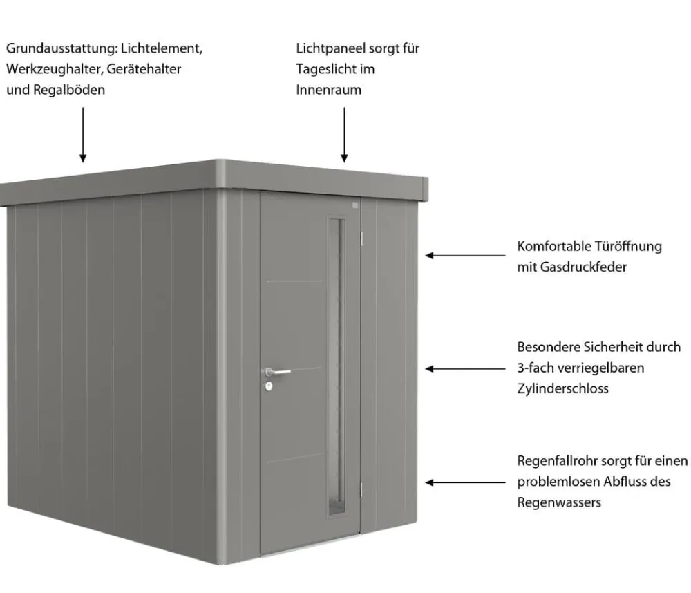 biohort Gartenhäuser & Gerätehäuser > Gerätehaus Neo A