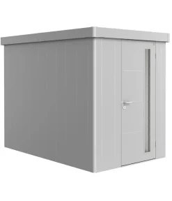 biohort Gartenhäuser & Gerätehäuser - Gerätehaus Neo 3A, ca. B180/H222/T292 cm Silber