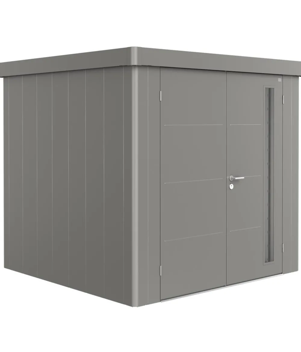 biohort Gerätehaus Neo 2B, ca. B236/H222/T236 cm Quarzgrau Hot