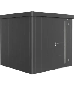 biohort Gartenhäuser & Gerätehäuser - Gerätehaus Neo 2B, ca. B236/H222/T236 cm Dunkelgrau