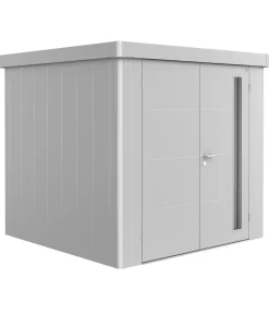 biohort Gartenhäuser & Gerätehäuser - Gerätehaus Neo 2B, ca. B236/H222/T236 cm Silber