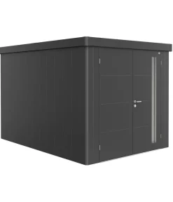 biohort Gerätehaus Neo 4B, ca. B236/H222/T348 cm Dunkelgrau Discount