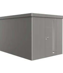 biohort Gerätehaus Neo 4B, ca. B236/H222/T348 cm Quarzgrau