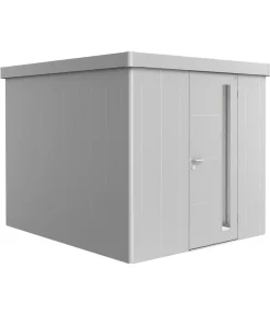 biohort Gartenhäuser & Gerätehäuser - Gerätehaus Neo 3B, ca. B236/H222/T292 cm Silber