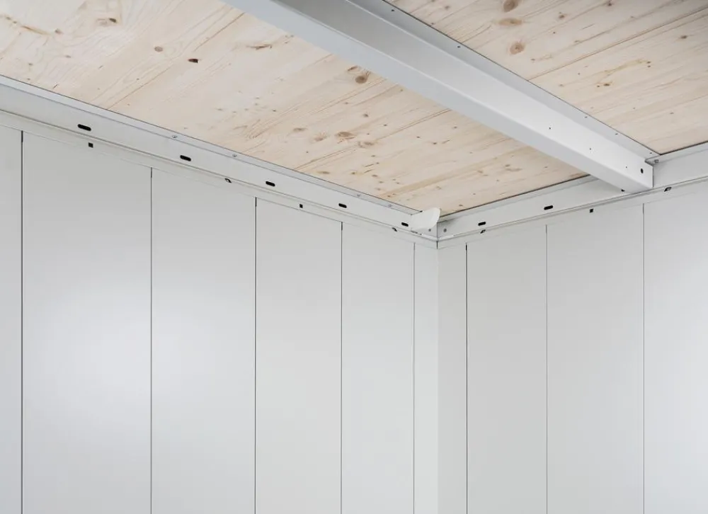 biohort Gartenhäuser & Gerätehäuser - Gerätehaus Neo 2C, ca. B292/H222/T236 cm Quarzgrau