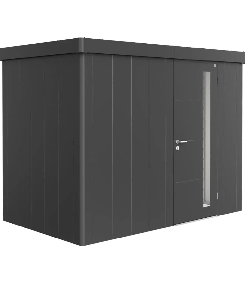biohort Gartenhäuser & Gerätehäuser - Gerätehaus Neo 1C, ca. B292/H222/T180 cm Dunkelgrau