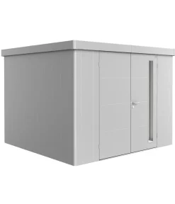 biohort Gerätehaus Neo 3C, ca. B292/H222/T292 cm Silber Clearance