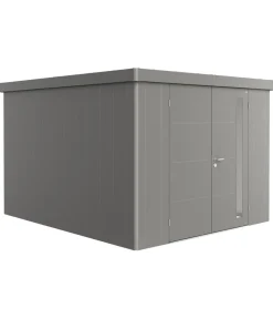 biohort Gerätehaus Neo 4C, ca. B292/H222/T348 cm Quarzgrau Discount