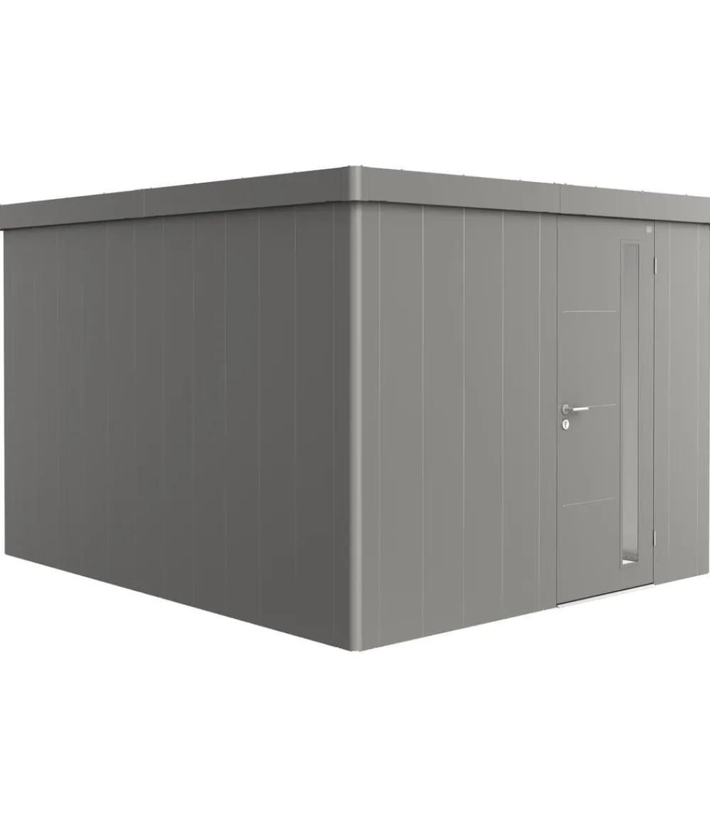 biohort Gerätehaus Neo 4C, ca. B292/H222/T348 cm Quarzgrau Outlet