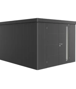 biohort Gartenhäuser & Gerätehäuser - Gerätehaus Neo 4C, ca. B292/H222/T348 cm Dunkelgrau