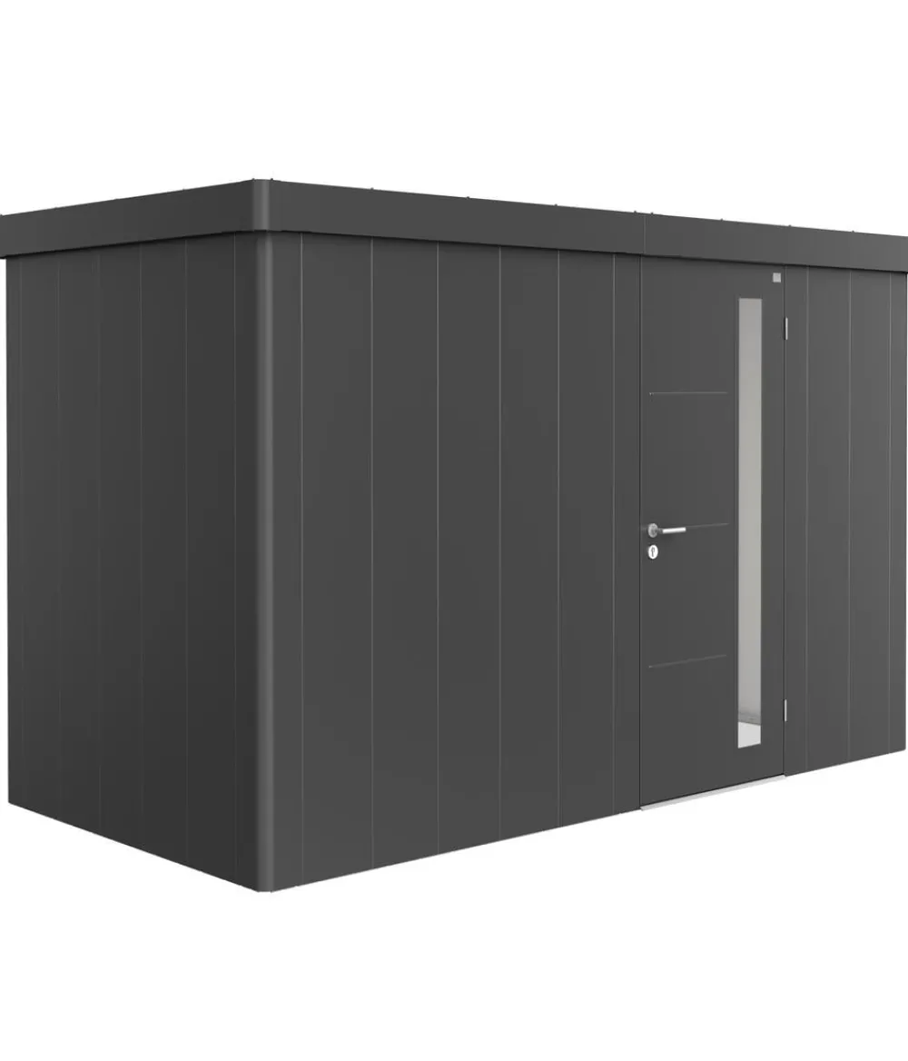 biohort Gerätehaus Neo 1D, ca. B348/H222/T180 cm Dunkelgrau Discount
