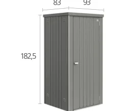 biohort Gartenschränke & Minigaragen > Geräteschrank 90, ca. B93/H182,5/T83 cm