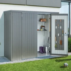 biohort Geräteschrank 230, ca. B227/H182,5/T83 cm Quarzgrau New