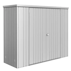 biohort Gartenschränke & Minigaragen - Geräteschrank 230, ca. B227/H182,5/T83 cm Silber