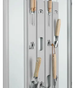 biohort Gartenschränke & Minigaragen - Geräteschrank 230, ca. B227/H182,5/T83 cm Silber