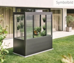 biohort Gewächshaus Zubehör > Gewächshausaufsatz Florentina für Größe 2 x 1 m, ca. B201,6/H136,4/T104 cm
