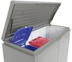 biohort Gartenschränke & Minigaragen - HighBoard 200, ca. B200/H127/T84 cm Quarzgrau