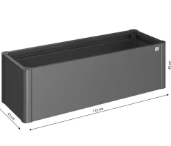 biohort Hochbeete & Frühbeete - Hochbeet Belvedere 200 Silber