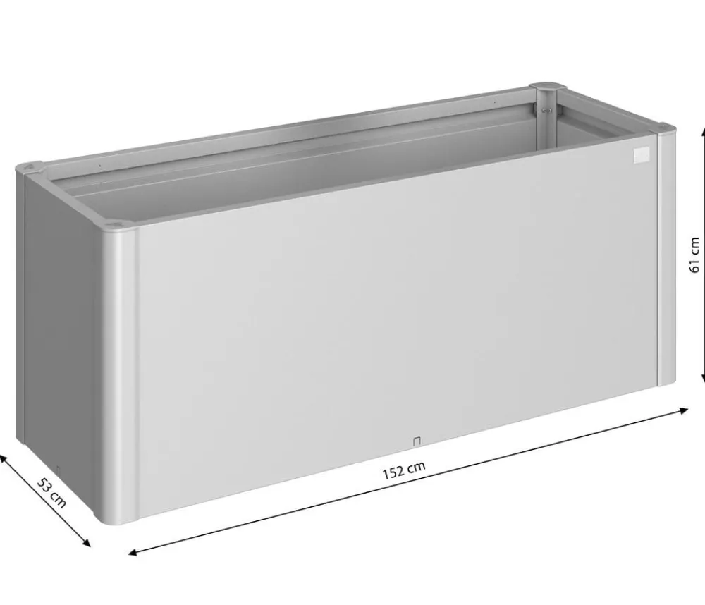 biohort Hochbeet Belvedere 150 Silber