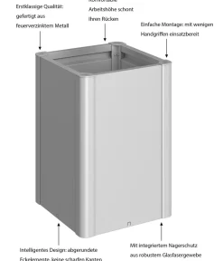 biohort Hochbeet Belvedere 50 Silber Online