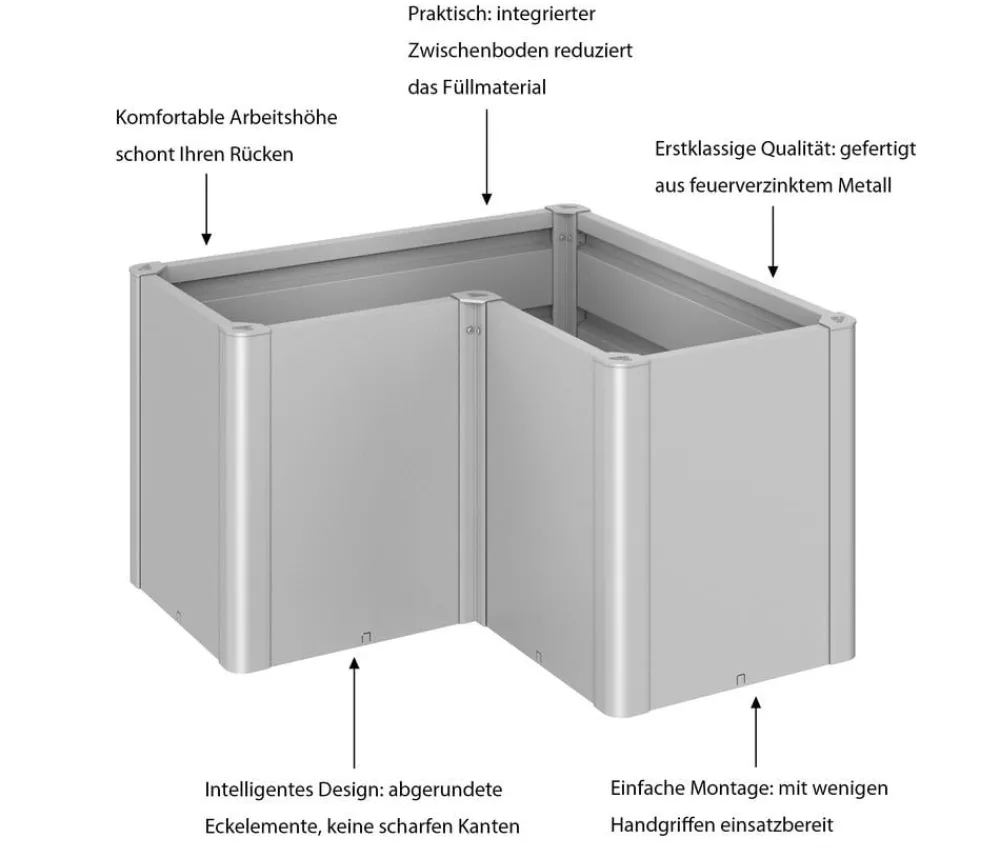 biohort Hochbeete & Frühbeete > Hochbeet Belvedere L100