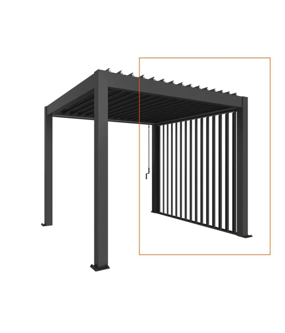 biohort Pergolen > Lamellenseitenwand Gr. 3,5 m, ca. B235/H10/T327 cm