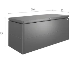 biohort LoungeBox 200 Dunkelgrau Best