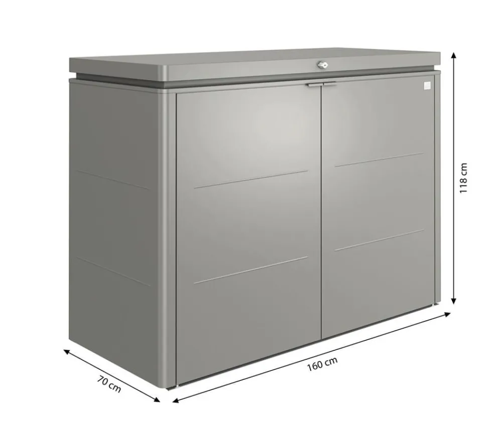biohort Gartenschränke & Minigaragen > Metallgerätebox HighBoard 160