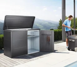 biohort Metallgerätebox HighBoard 160 Dunkelgrau Outlet
