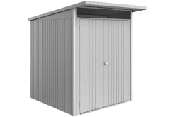 biohort Gartenhäuser & Gerätehäuser - Metallgerätehaus AvantGarde ECO A1, ca. B180/H218/T220 cm Silber