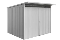 biohort Gartenhäuser & Gerätehäuser - Metallgerätehaus AvantGarde ECO A6, ca. B260/H218/T260 cm Silber
