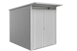 biohort Metallgerätehaus AvantGarde ECO A2, ca. B180/H218/T260 cm Silber Sale