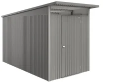 biohort Gartenhäuser & Gerätehäuser - Metallgerätehaus AvantGarde ECO A4, ca. B180/H222/T380 cm Quarzgrau