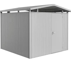 biohort Metallgerätehaus Panorama® P4, ca. B273/H227/T278 cm Silber Outlet