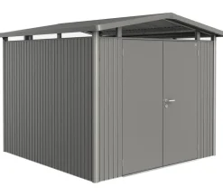 biohort Metallgerätehaus Panorama® P4, ca. B273/H227/T278 cm Quarzgrau Online