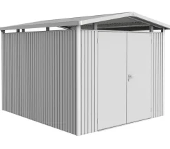 biohort Gartenhäuser & Gerätehäuser - Metallgerätehaus Panorama® P5, ca. B273/H227/T318 cm Silber