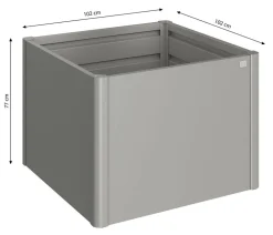 biohort Hochbeete & Frühbeete > Metall HochBeet 1,5x0,5, ca. B152/H77/T53 cm