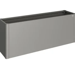 biohort Metall HochBeet 2x0,5, ca. B201,6/H77/T54,7 cm Quarzgrau Discount