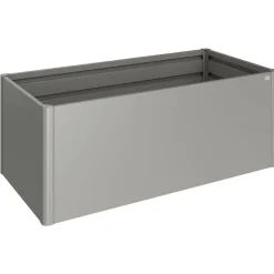 biohort Hochbeete & Frühbeete - Metall-HochBeet 2x1, ca. B201,6/H77/T103,1 cm Quarzgrau